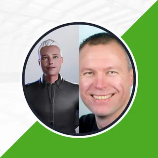 Dirk van Tienhoven: half mens, half avatar, helemaal klaar om jouw verandertraject te begeleiden – met of zonder digitale upgrade.